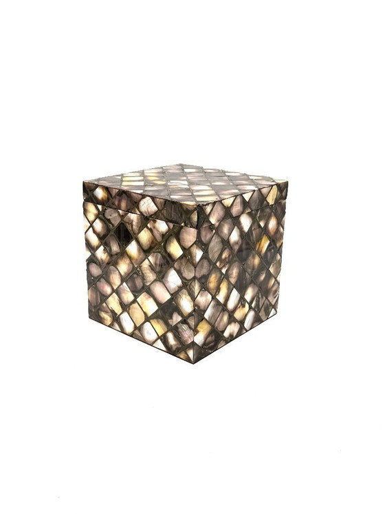 Image 1 of Secchiello da ghiaccio a scaglie in madreperla, Italia 1950