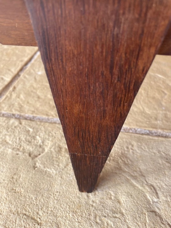 Image 1 of Cómoda de roble de mediados de siglo con cinco cajones, década de 1950