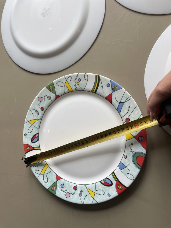 Image 1 of 6 große alte Arcopal Vegas Teller D 31cm