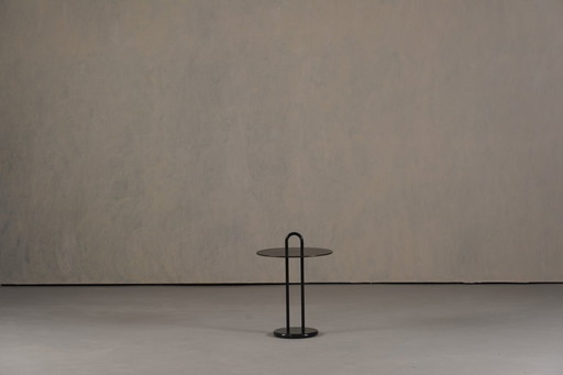 Table basse vintage avec base en marbre par Vico Magistretti pour Cattelan, Italie 1980