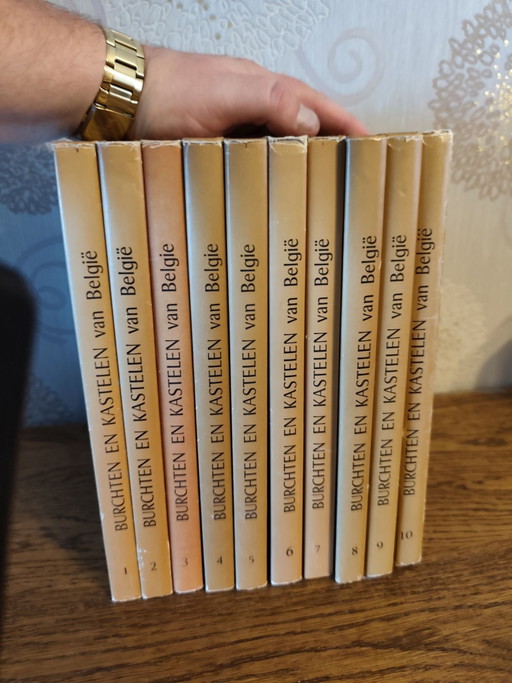 Set di 10 libri vintage castelli e fortezze