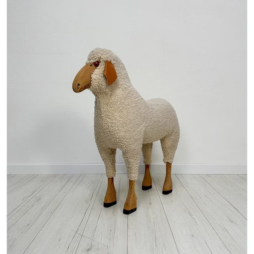 Vintage Hanns-Peter Krafft for Meier Germany Sheep Figure 60s