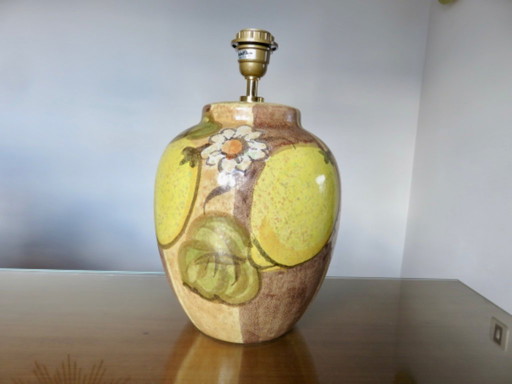 Keramische lamp van Hubert Olivier, Frankrijk, jaren 80.