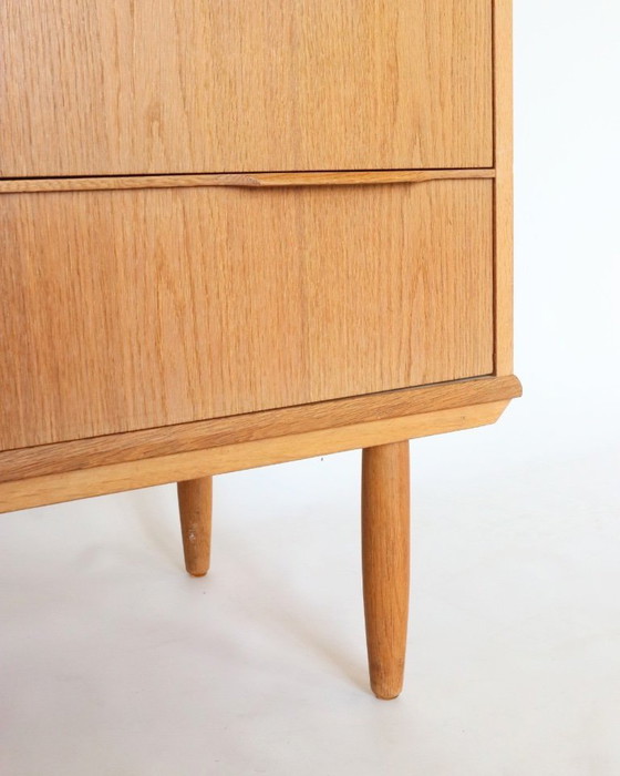 Image 1 of Vintage eiken ladekast Deens design tallboy xl