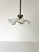 Brons & Murano Glazen Hanglamp, Lothar Klute ‘80