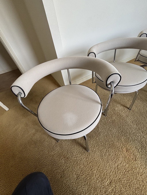 Set van 3 LC 7 corbusier stoelen