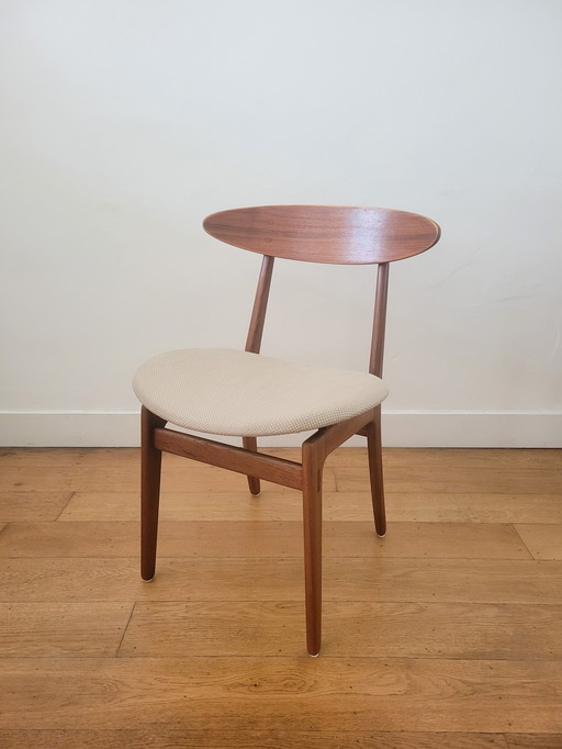 Vintage Danish Dining Chair in Teak 1960s.