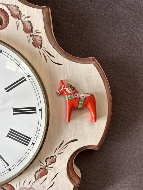 Original Schwedische Wanduhr - Grannas Olsson – Uhren, Wood (photo 5 of 9)