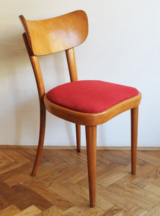 Image 1 of Juego de cuatro sillas de comedor Thonet, finales de la década de 1940