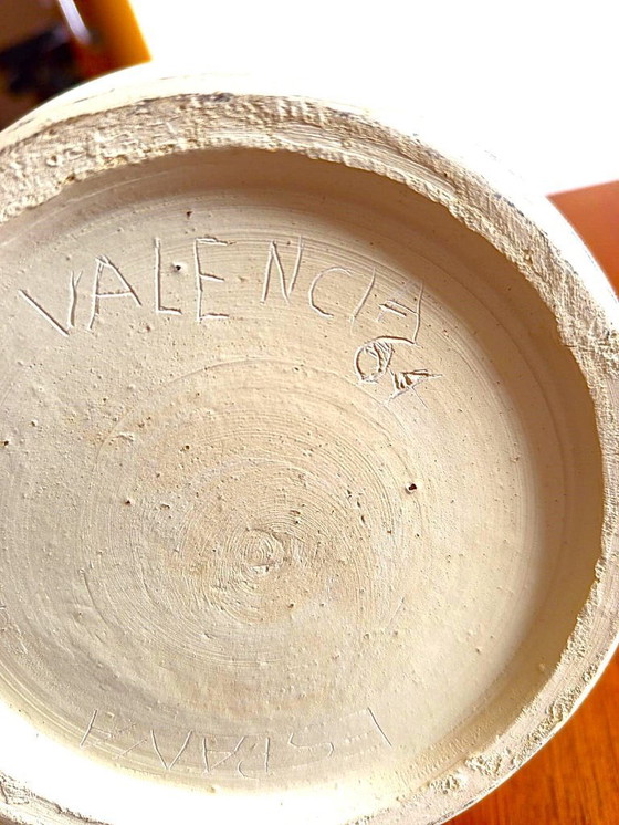 Image 1 of amfora, botijo ​​of porrón, vat van witte klei