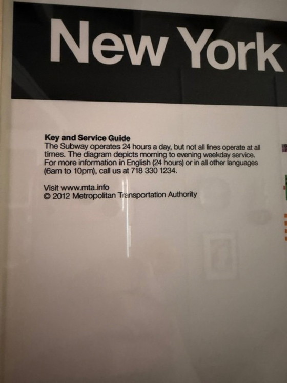 Massimo Vignelli | New York Subway Diagram 2012 – Giclée Prints, Papier (photo 3 of 8)