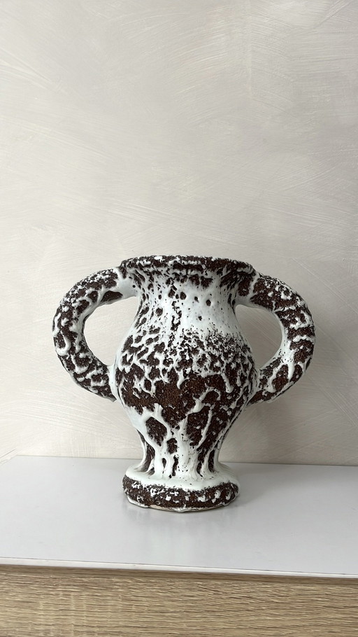 Vallauris vase signed Marius Giuge, 1950s