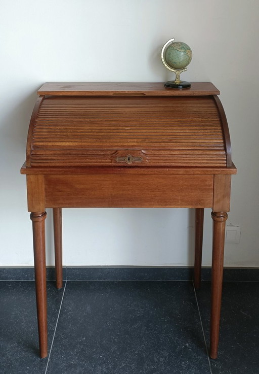 Escritorio/secreter francés antiguo enrollable – bureau, Wood