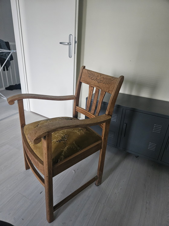 Image 1 of Fauteuil fauteuil ancien vintage Art Nouveau 