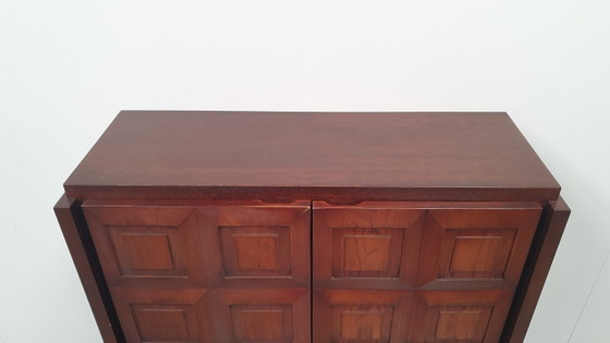 Image 1 of Brutalist vintage De Coene style barkast 70s belgie