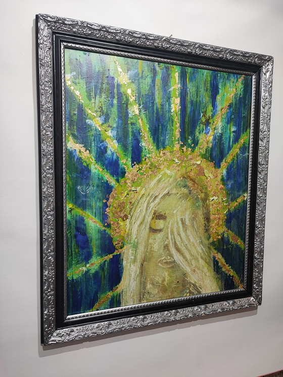 Image 1 of Art painting by Th. G. Kellnberger "Madonna"
