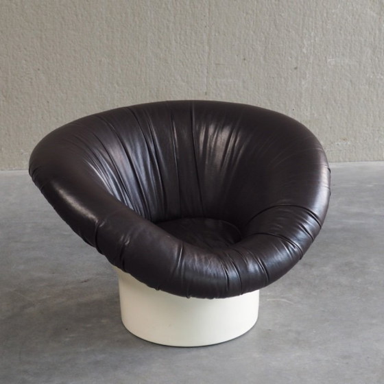 Krokus Lounge Chair van Lennart Bender voor Ulferts AB (1968) – Fauteuils, Leather, Fiberglass (photo 13 of 13)