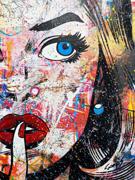 Image 1 of GONGAS - Suspicious Minds - Toile d'artiste