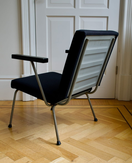 2x Gispen 1401 Fauteuil | Wim Rietveld | 1954 – Wool (photo 2 of 5)