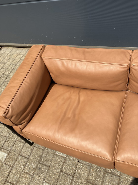 Image 1 of 2x Original Cassina Le Corbusier LC3 Cognac-Camel/Black As Good As New!!!