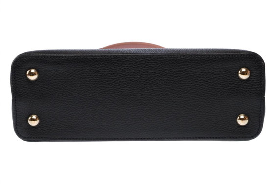 Image 1 of Borsa LOUIS VUITTON Capucines in Cuir Noir - 103320