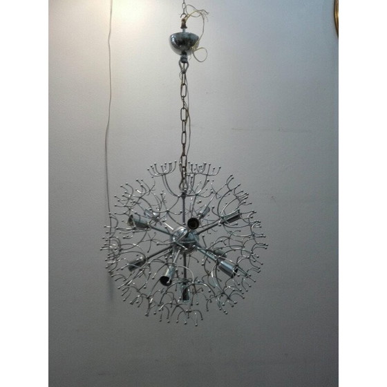 Image 1 of Vintage 11-light sputnik chandelier by Gaetano Sciolari, 1960