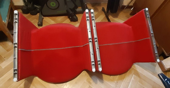 Alky Artifort Armchairs, Textile, Wool, Red (photo 5 of 5)