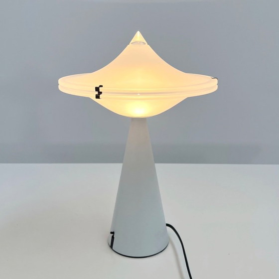 Image 1 of White Alien Table Lamp by Cesaro L. for Tre Ci Luce, 1980s