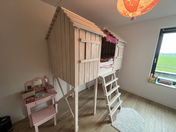 Image 1 of Letto a forma di casa sull'albero Kids Factory
