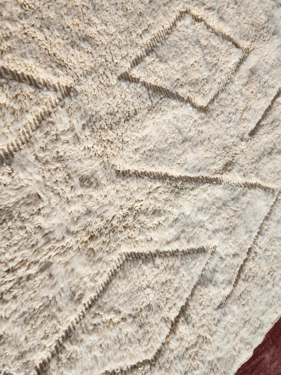 Beni Ouarain Berber rug in cream 300x200 cm, natural wool, handmade, Rugs & carpets, Cotton, Scandinavian (photo 5 of 21)