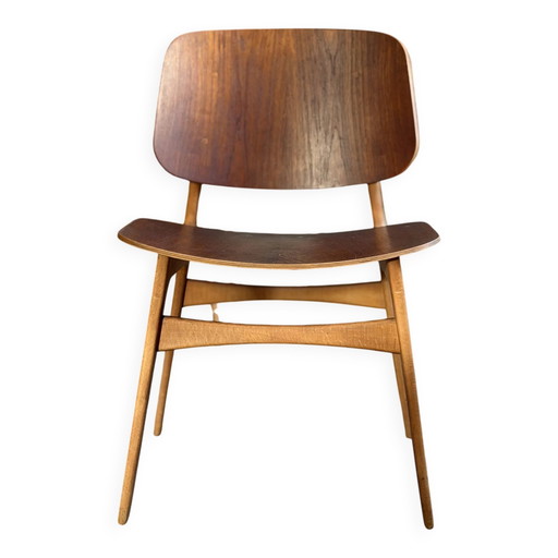 Sedie vintage danesi in teak di Borge Mogensen. – eetkamerstoelen, Scandinavian