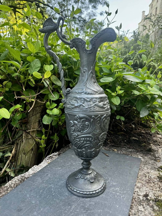 Grande brocca-vaso Art Nouveau, antica Italia. – Vasi, Metal (photo 4 of 9)