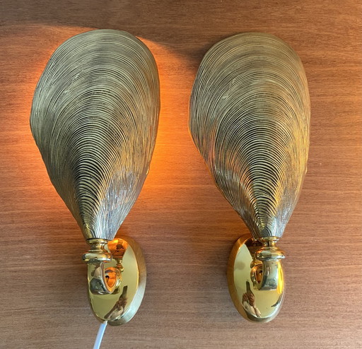 Set Vintage Maison Jansen Wall Lamp 60's/70's