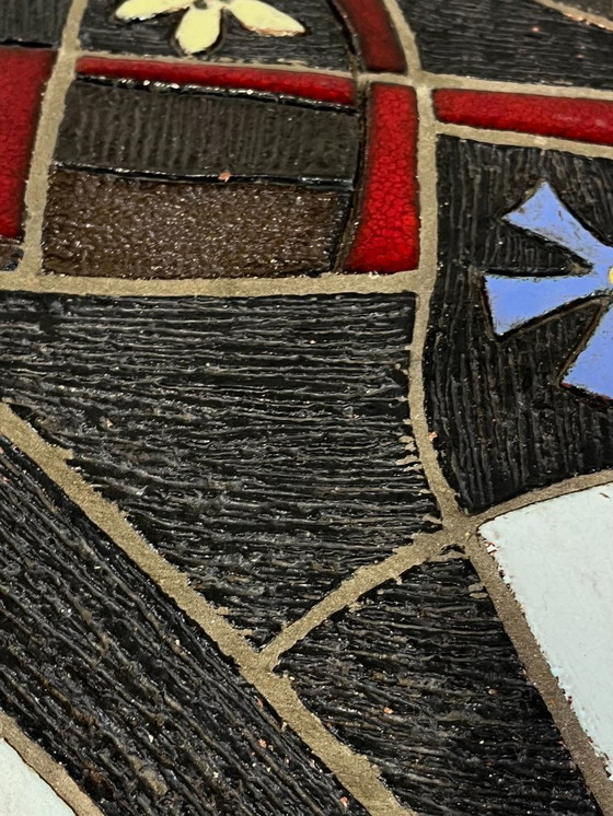 Image 1 of Tavolino in ceramica di Paul Vermeire per Perignem, Belgio, anni '60