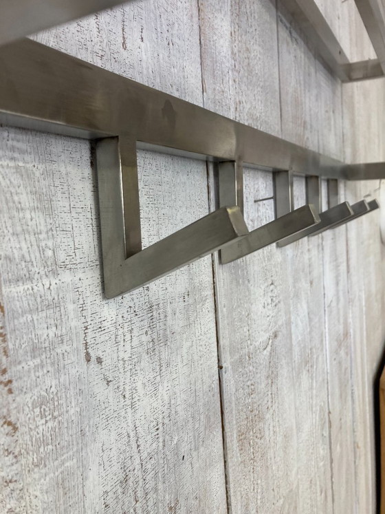 Image 1 of Porte-manteaux inox 80's