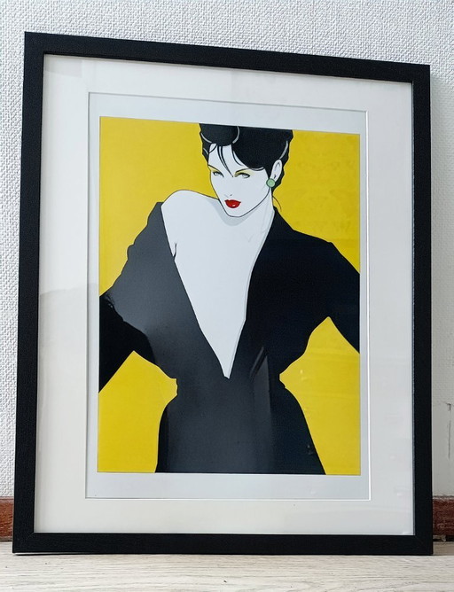 Patrick Nagel 80s Pop Art Deco Affiche Poster in Frame
