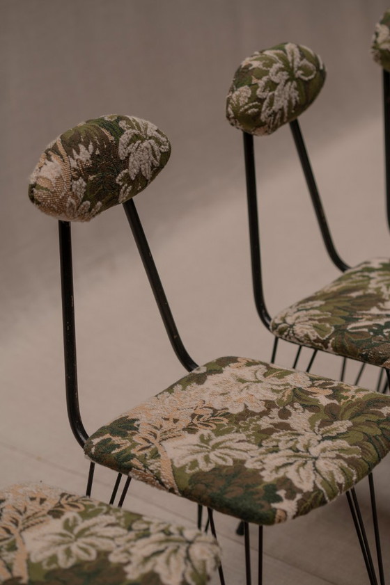 Image 1 of Juego italiano de sillas de comedor de mediados de siglo, años 60