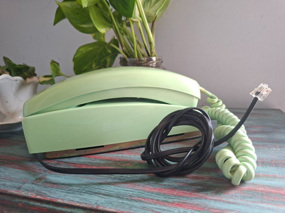 Image 1 of Telefono a gondola vintage CITESA - verde menta - anni '70/'80