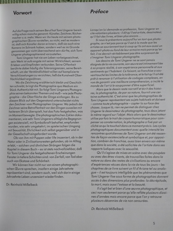 Image 1 of Tomi Ungerer FOTOGRAFIA 1960-1990, con firma/dedica, RARA, tedesco/francese