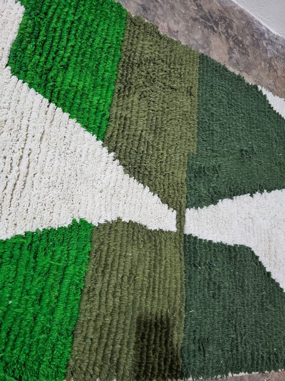 Handgemaakt Groen Berbertapijt 140/260cm – Vloerkleden en tapijten, Wool (photo 8 of 9)
