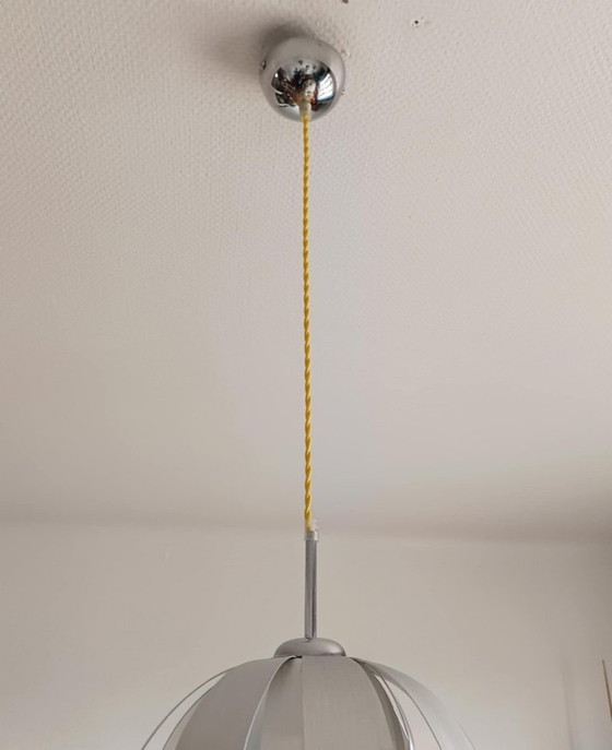 Image 1 of Suspension métal brossé style space age vintage 