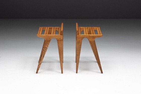 Image 1 of Porte-bagages conçus par Gio Ponti pour l'hôtel Parco, Italie, années 1950