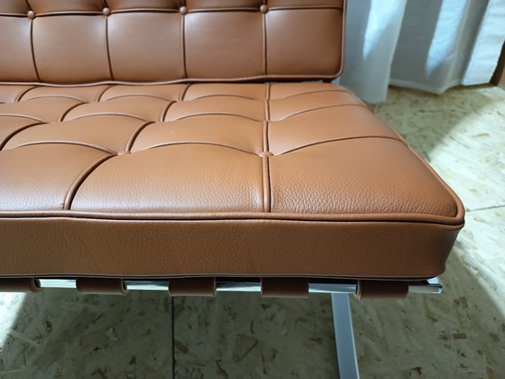 Image 1 of Sillones KNOLL Studio Barcelona (NUEVA Serie 2026) en piel natural (color coñac)