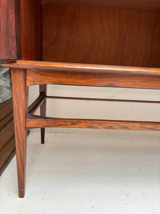 Credenza vintage in palissandro, design danese, Credenze, Tessile, Legno, Marrone (foto 6 di 14)