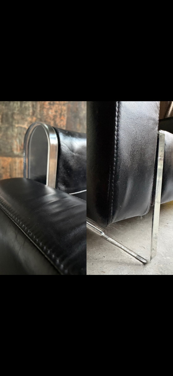 Image 1 of SET 2 Midcentury fauteuil en 2-zits bank Jaren 80