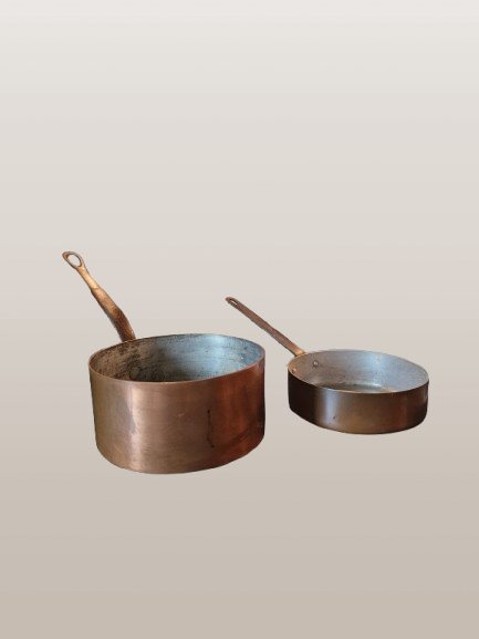 Sauteuse en hoge steelpan Mauviel – Keukenaccessoires, Metal, Copper (photo 10 of 10)