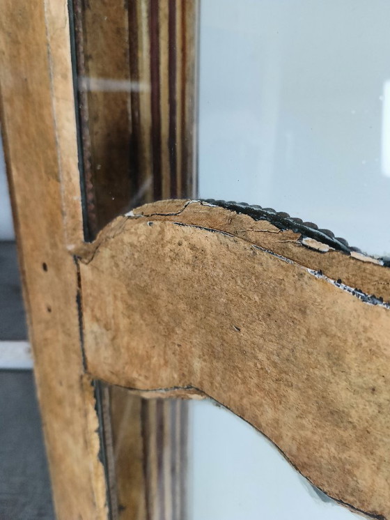 Image 1 of Antique French painted cabinet