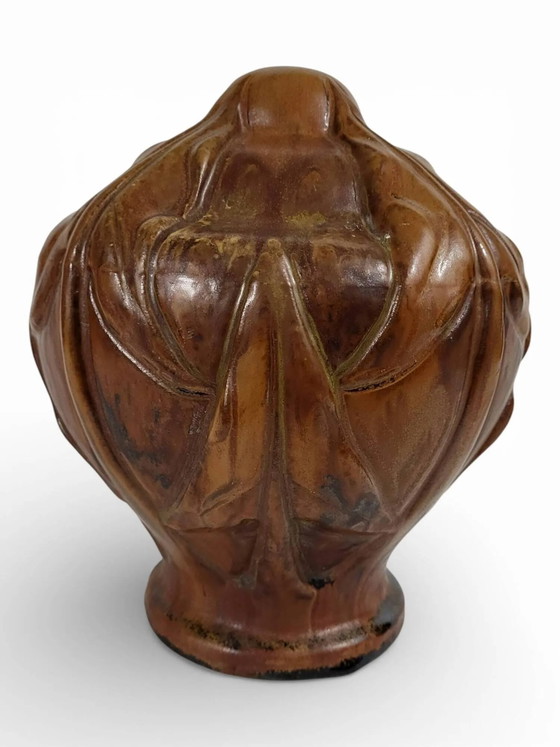 Scultura in arenaria / Puisaye / Lucien Arnaud / Art Nouveau – Sculture, Porcelain, Ceramic (photo 3 of 8)