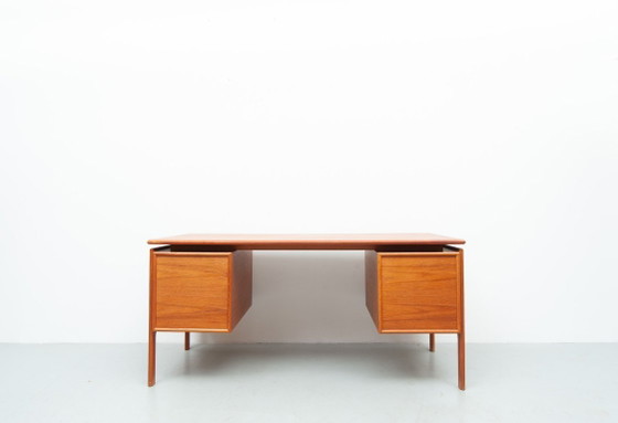 Image 1 of Teak Schreibtisch von GV Gasvig für GV Møbler, 1960er