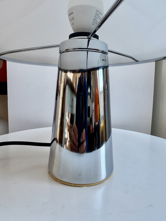 Image 1 of Lampe de table vintage Harvey Guzzini Elpis Mushroom - Mid-Century Modern Italian Design (1968-1982)